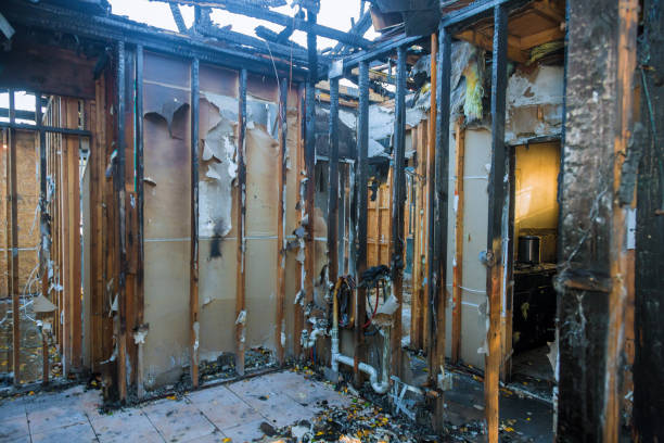 Professional Smoke Damage Restoration technician working in Baldwin, MD